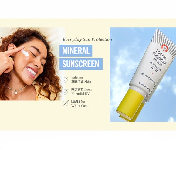 First Aid Beauty Mineral Sunscreen Zinc Oxide, Broad Spectrum, SPF 30 BNIB - Picture 13 of 14